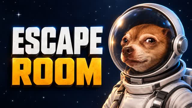 [51🔥] ESCAPE ROOM SPACE DOG — Fortnite Creative map