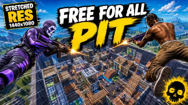 STRETCHED RES PIT FFA — Fortnite Creative map cover art