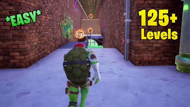 TMNT Sewer Parkour — Fortnite Creative map cover art