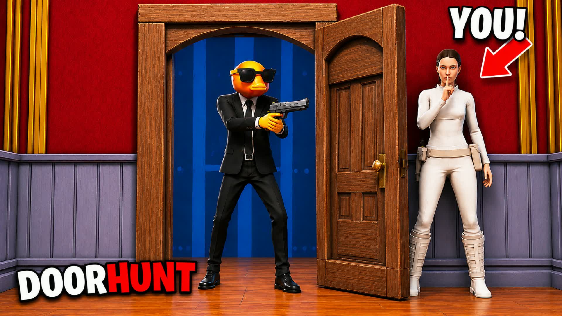 DoorHunt [Hide & Seek] — Fortnite Creative map