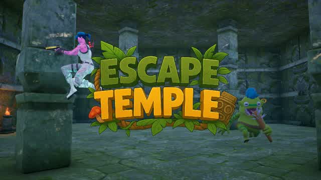 Escape Temple — Fortnite Creative map cover art