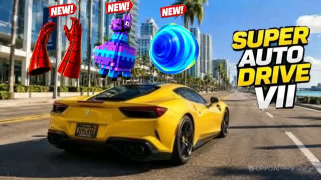 SUPER OPEN WORLD 🌍 DRIVING — Fortnite Creative map