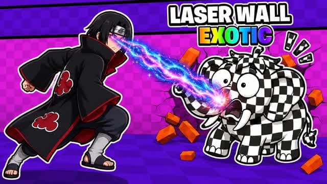 LASER WALL FOR BRAINROTS [ADVENTURE] — Fortnite Creative map cover art