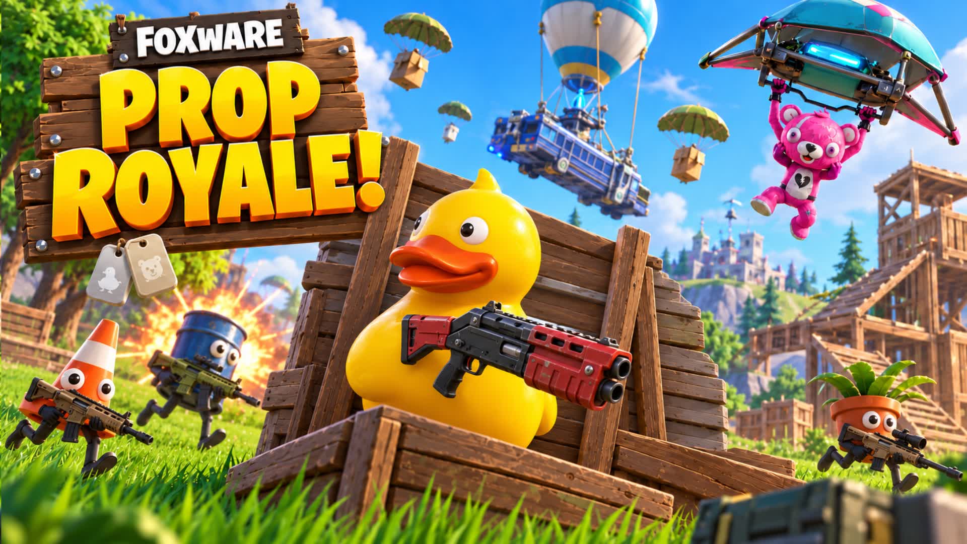 PROP ROYALE - ZONE WARS PROP HUNT BATTLE — Fortnite Creative map