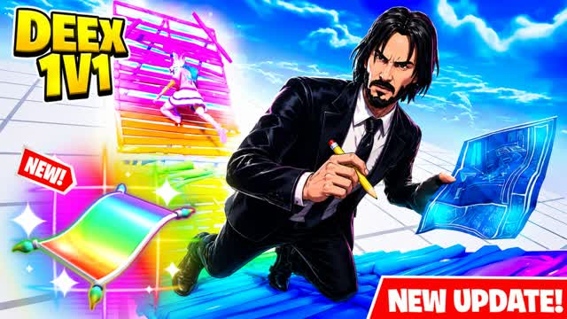 DEEX 1V1 BUILDFIGHTS (200 PUMPS) — Fortnite Creative map cover art