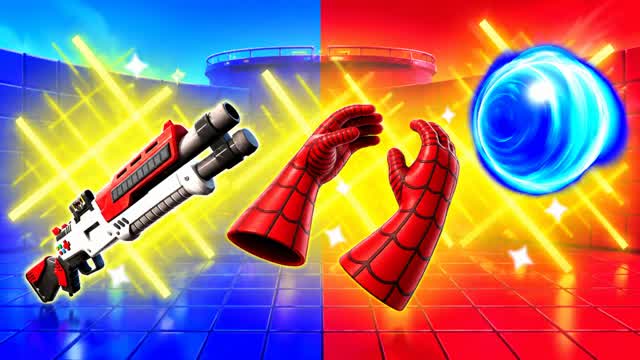 💣 RED VS BLUE BATTLEFIELD — Fortnite Creative map cover art