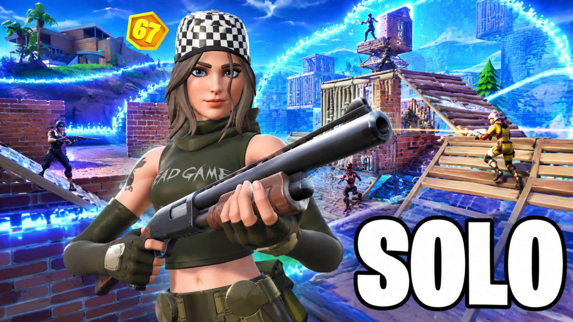 SOLO CUP ZONE WARS [the shark] — Fortnite Creative map