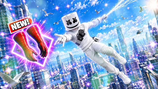 🎯SPIDER WORLD PLATINA GUN GAME😎 — Fortnite Creative map cover art