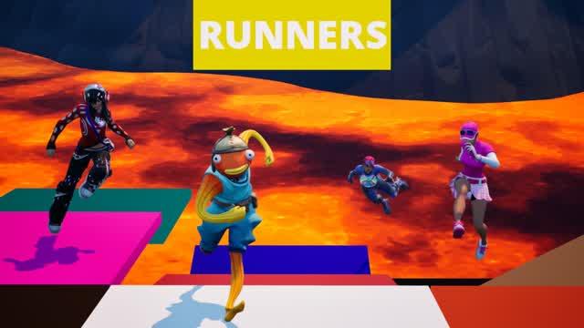RUNNERS — Fortnite Creative map cover art