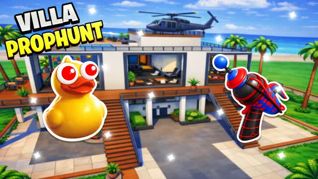🌴Villa Prop Hunt: Summer🌴 — Fortnite Creative map cover art