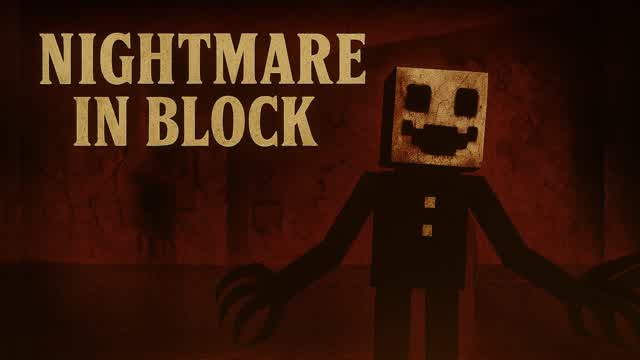 NIGHTMARE IN BLOCK: Horror Escape — Fortnite Creative map cover art