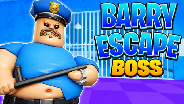 ESCAPE BARRY BOSS👮BOSS EVENTS RVB⚔️ — Fortnite Creative map