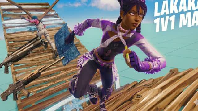 LAKAKA 1V1 FFA — Fortnite Creative map