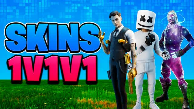 ALL SKINS RELOAD 1v1v1 - سوبر تلتد — Fortnite Creative map cover art