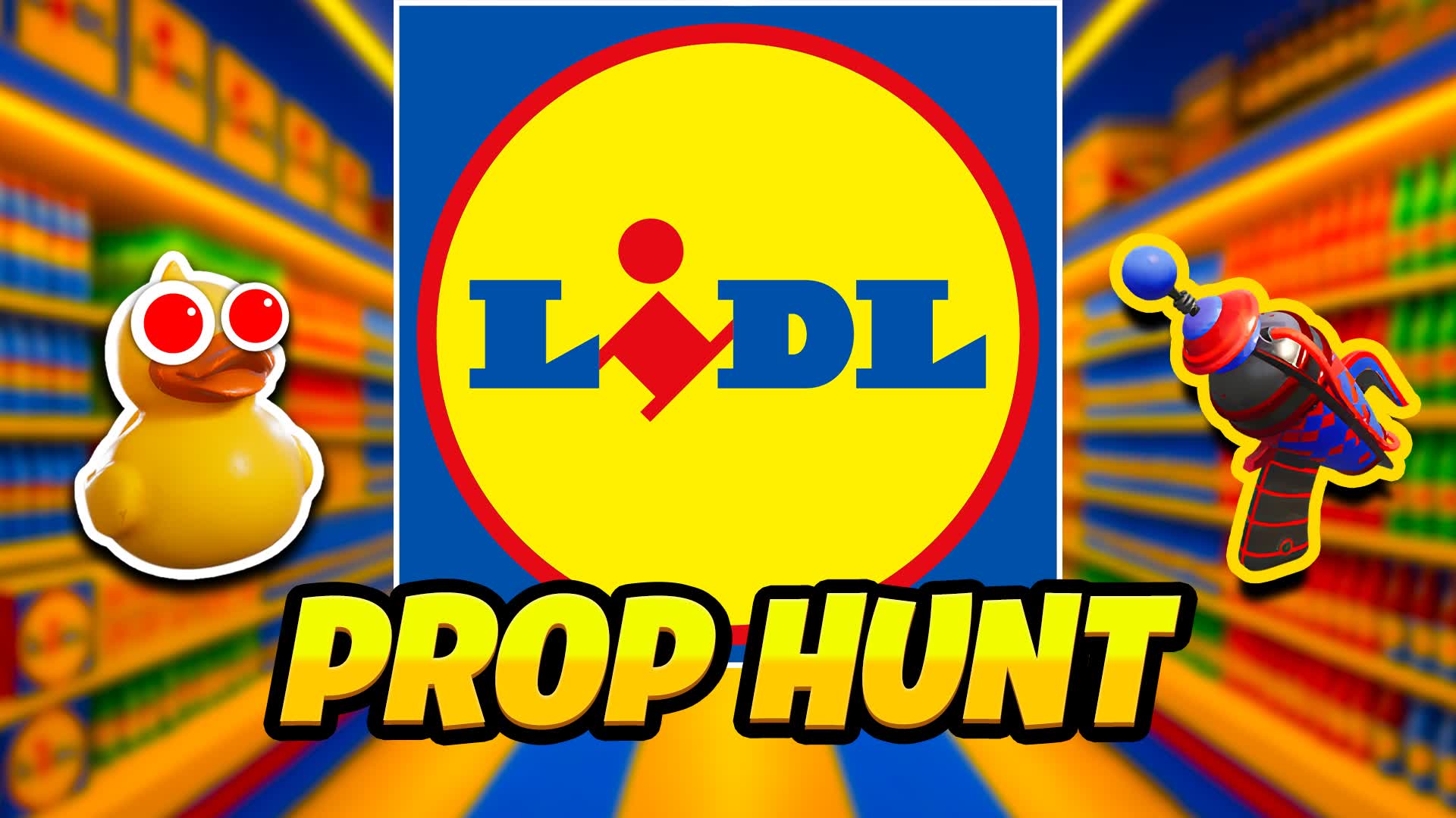 LIDL PROP HUNT 🛒 SHOP — Fortnite Creative map