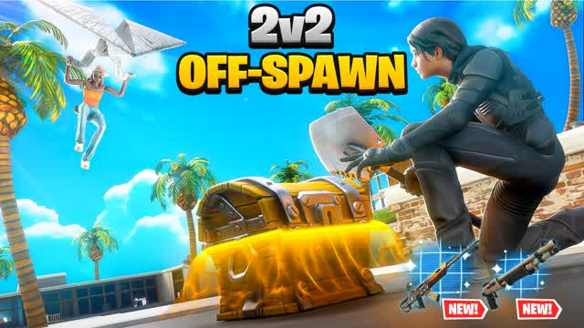 Practice Off-Spawn (2V2) — Fortnite Creative map cover art
