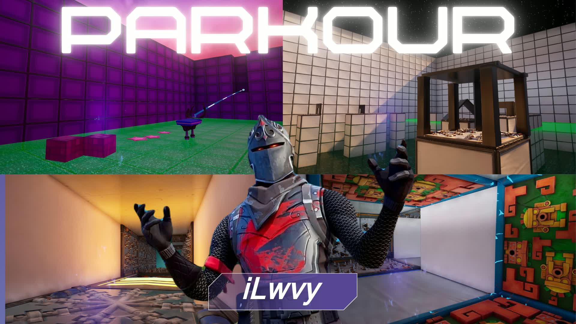 Parkour 24 Levels باركور (2375) — Fortnite Creative map
