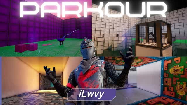 Parkour 24 Levels باركور (2375) — Fortnite Creative map cover art