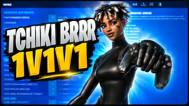 🧱COMMUNITY TCHIKI BRRR 1V1 (200 PUMP) — Fortnite Creative map
