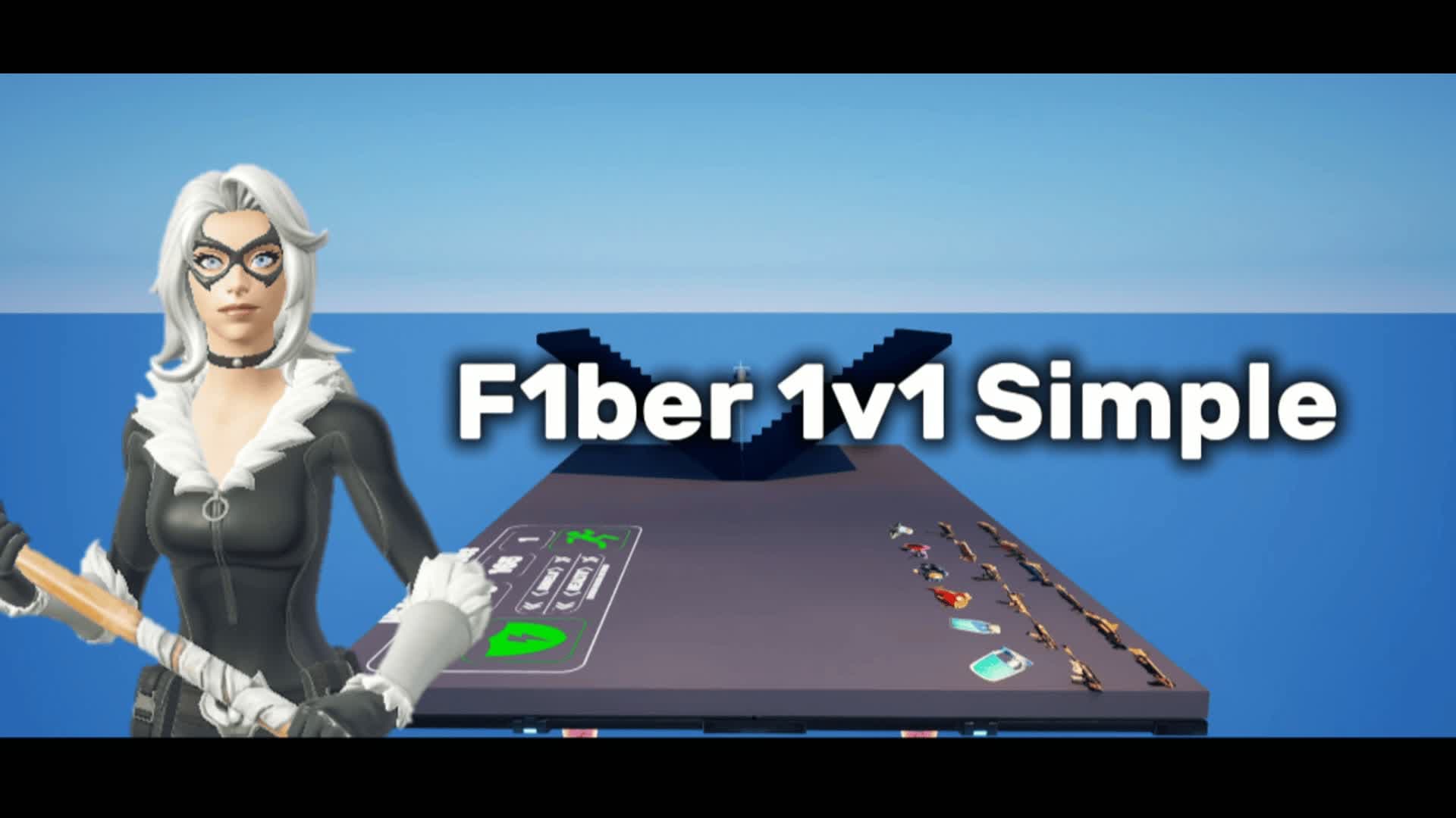 F1ber 1v1 Simple — Fortnite Creative map
