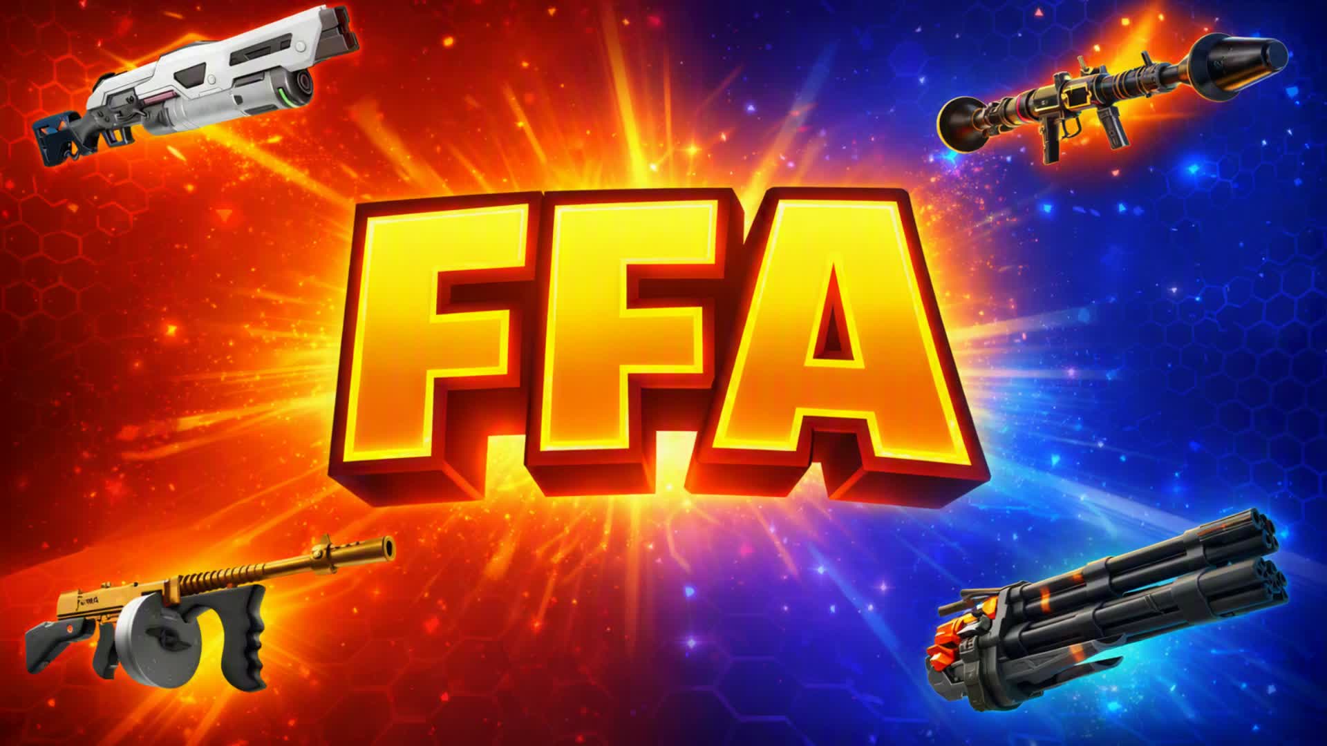 FFA ALL FREE GUNS — Fortnite Creative map