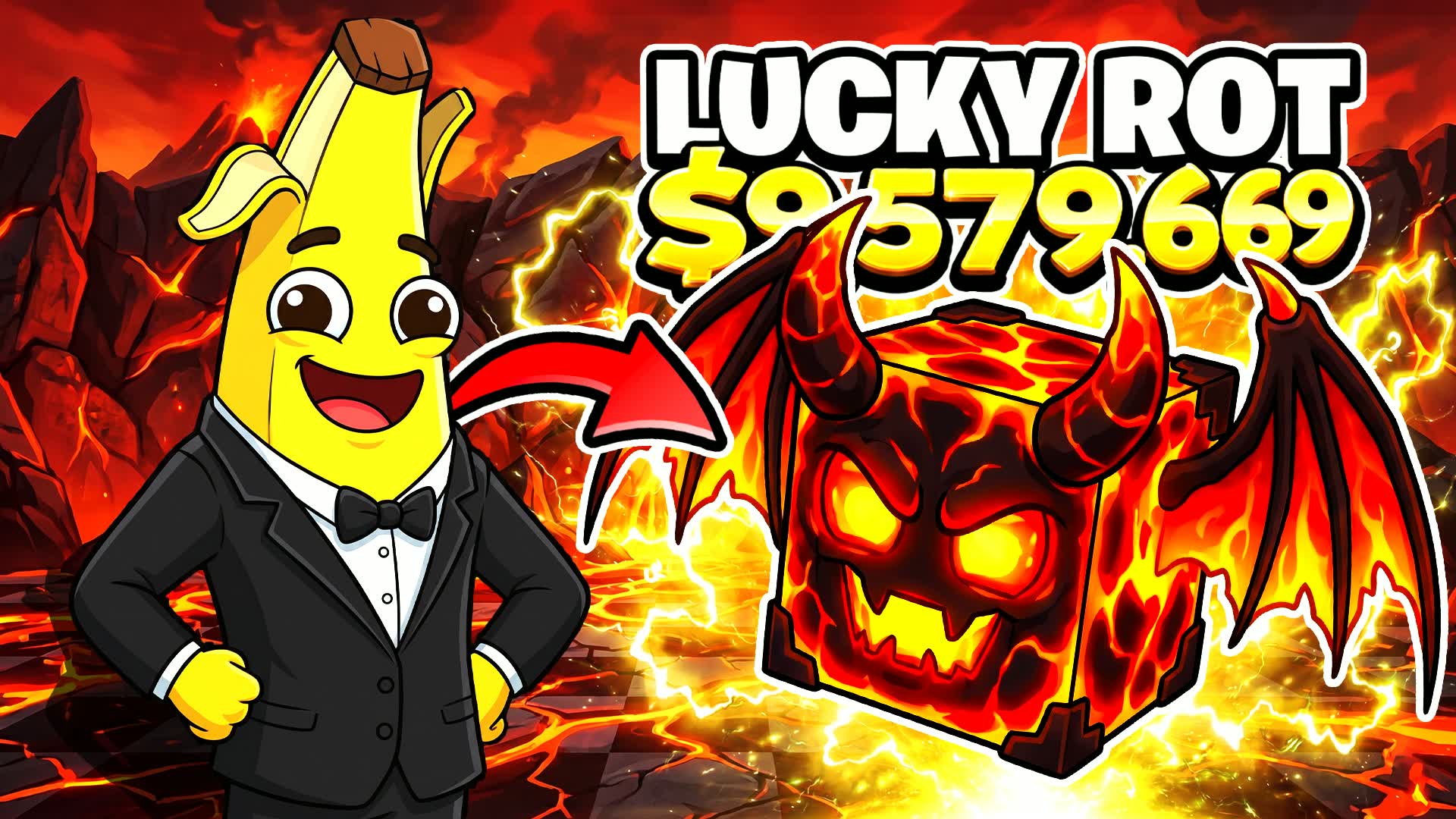 Become A Lucky Rot [BRAINROT] — Fortnite Creative map