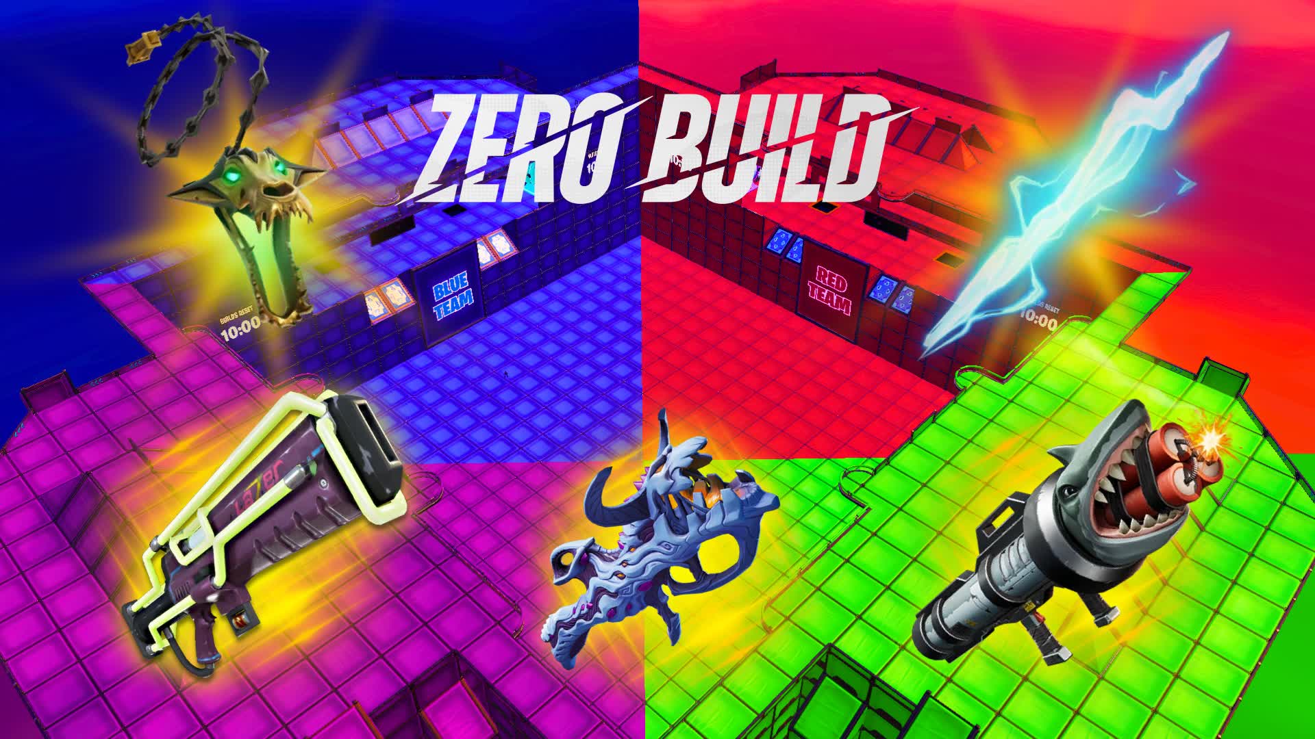💎 ULTRA CRAZY 4-TDM [No-Build] — Fortnite Creative map