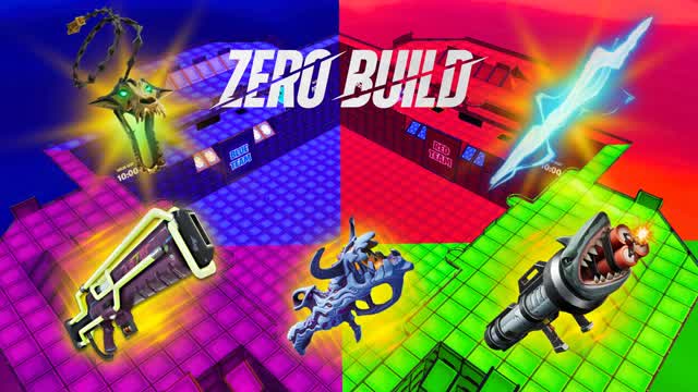 💎 ULTRA CRAZY 4-TDM [No-Build] — Fortnite Creative map cover art