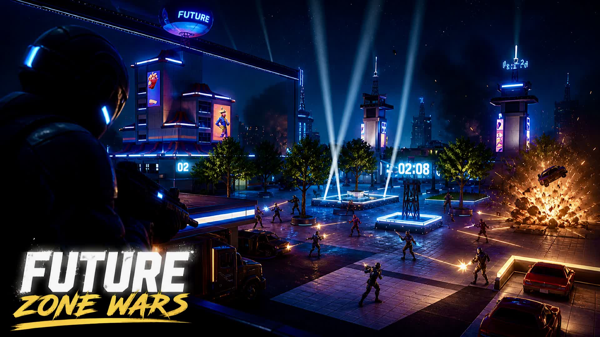 Future Zone Wars — Fortnite Creative map
