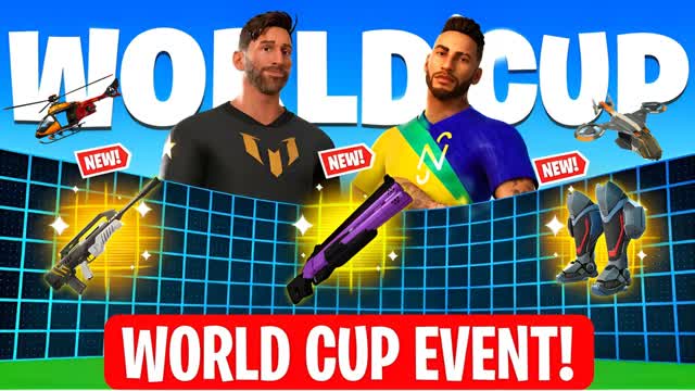 WORLD CUP 1V1 FFA — Fortnite Creative map