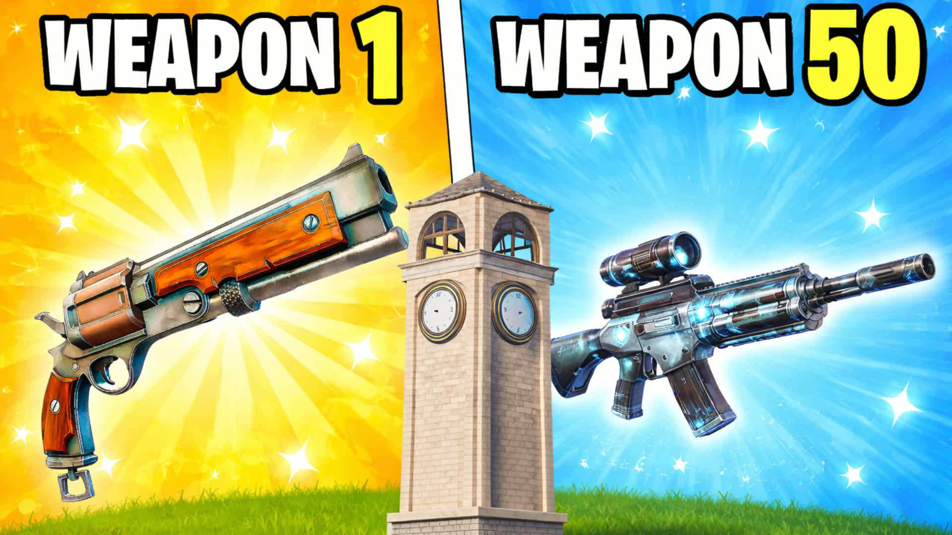 😎 GUN GAME Tilted — Fortnite Creative map