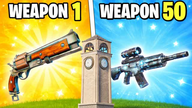 😎 GUN GAME Tilted — Fortnite Creative map cover art