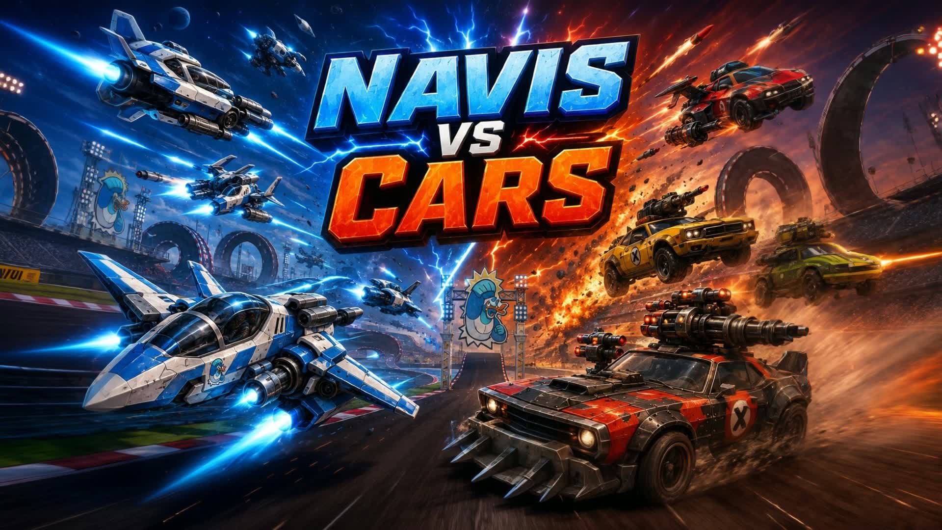 navis vs cars — Fortnite Creative map