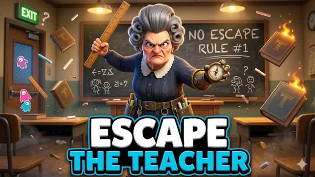 ESCAPE THE TEACHER🚪FALL GUYS — Fortnite Creative map