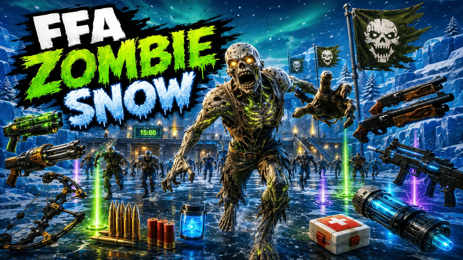 FFA ZOMBIE SNOW — Fortnite Creative map