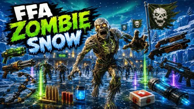 FFA ZOMBIE SNOW — Fortnite Creative map