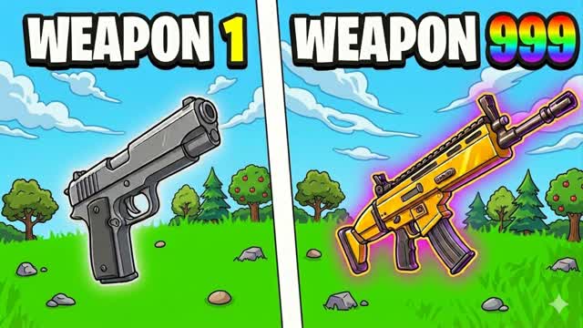 😎 Tilted Gun One Shot Game 🔫 — Fortnite Creative map