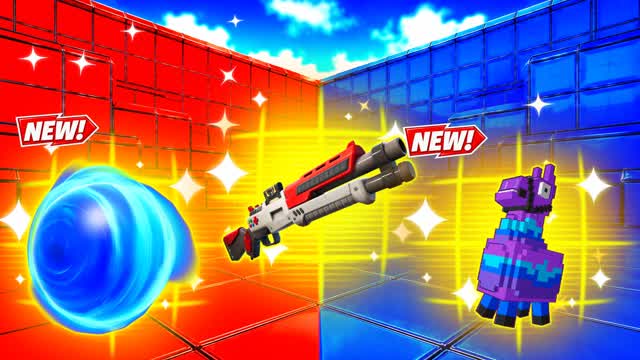 RED VS BLUE GAME CHOICE 🔴🔵 — Fortnite Creative map cover art