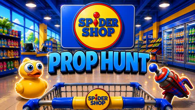 SpiderShop Prop Hunt 🛒 — Fortnite Creative map