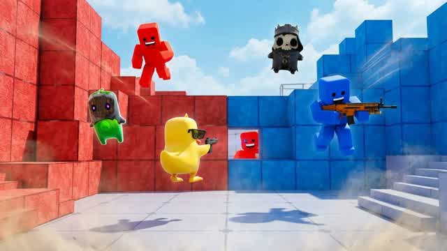 SUPER RED VS BLUE RIVALS🔵🔴COOL — Fortnite Creative map cover art