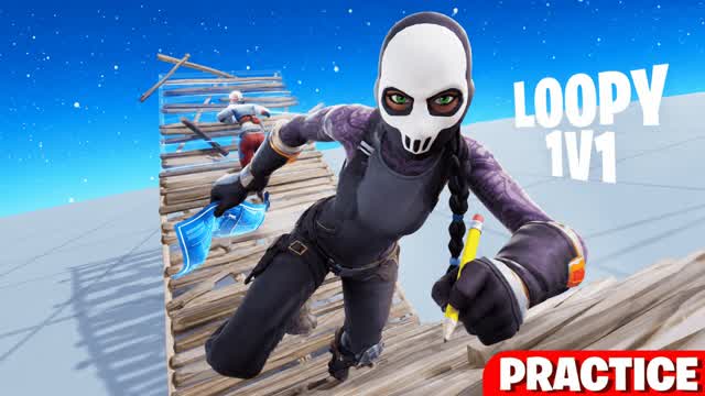 Loopy 1v1 Build Fights (200 Pumps) — Fortnite Creative map cover art