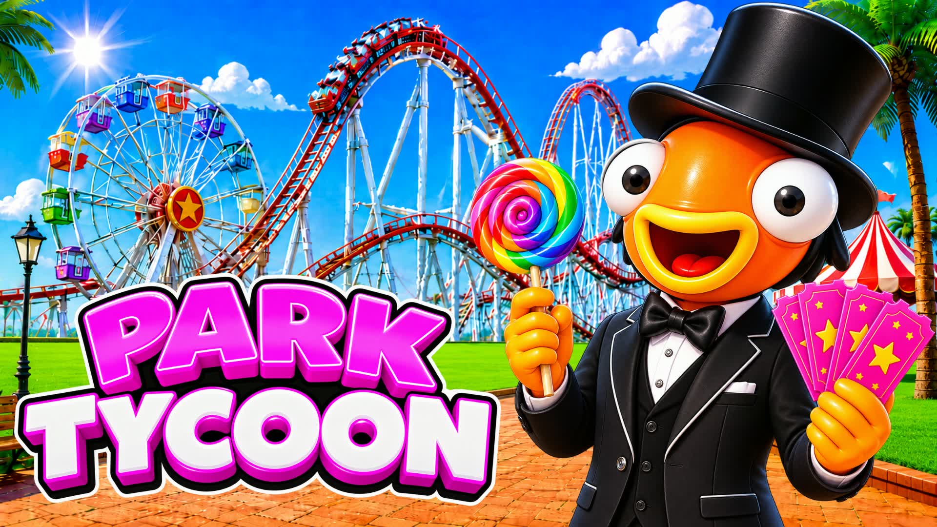 🎡 PARK TYCOON 🎟️ — Fortnite Creative map