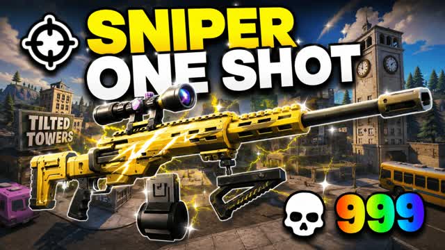🎯SNIPER ONE SHOT TILTED TOWER 🏙️ — Fortnite Creative map
