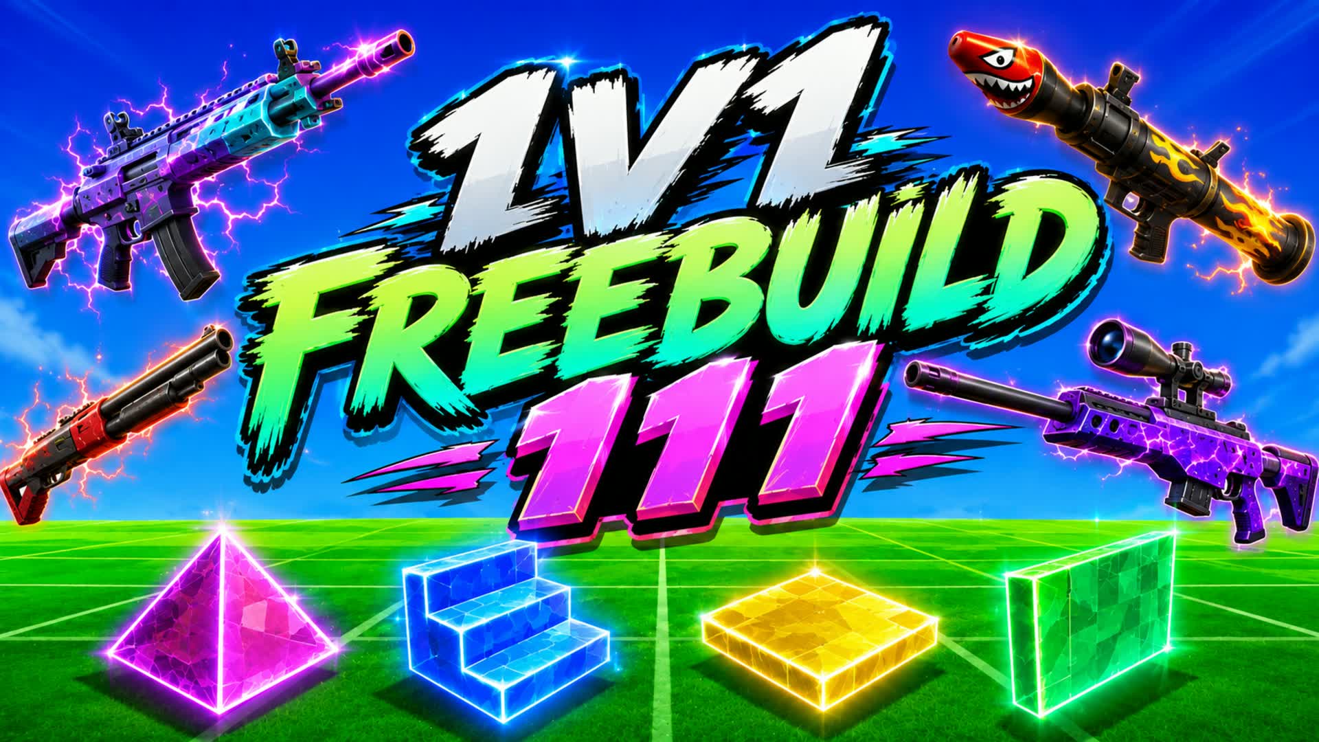 1v1 freebuild 111 — Fortnite Creative map