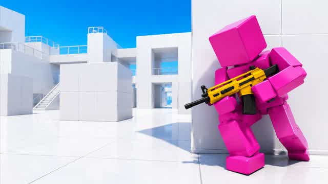 RED VS BLUE CHILL GAME — Fortnite Creative map cover art