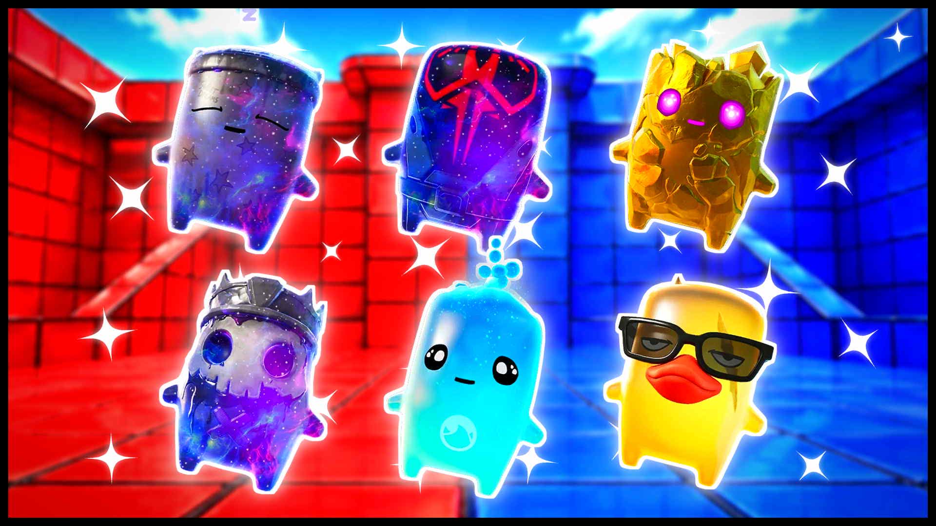 RED VS BLUE HIT THE OPEN SPACE 🔴🔵 — Fortnite Creative map