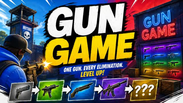 🌟Gun Game Zone🌟 — Fortnite Creative map cover art