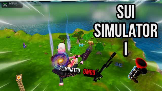 SUI SIMULATOR I — Fortnite Creative map cover art