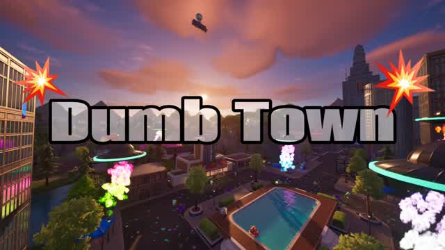 💥 Dumb Town Open World 💥 — Fortnite Creative map cover art