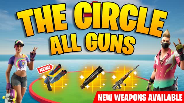 The Circle 1v1 - All Guns — Fortnite Creative map cover art